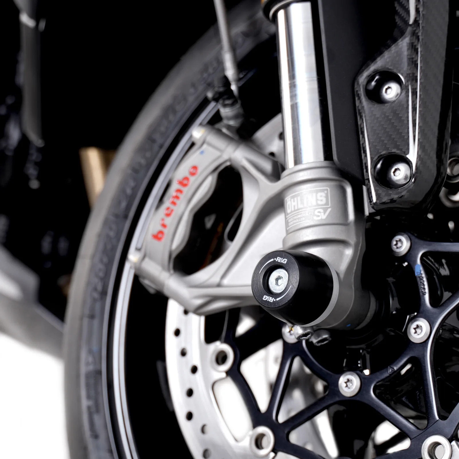 R&G Протектори за предна вилка APEX за Triumph Speed Triple 1050 (2011–2020), Speed Triple 1200 RS (2021+) и др.