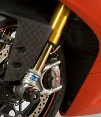 R&G Протектори за предна вилка за Ducati Panigale 1199 (2012–2015), Panigale 899 (2013–2015), Panigale 1299 (2015–2017) и др. (FP0109BK)