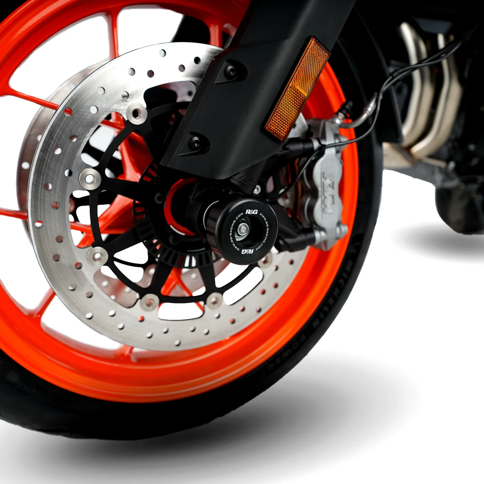 R&G Протектори за предна вилка за Husqvarna Norden 901 (2022+), CF Moto 800 MT Touring (2022+), KTM 890 SMT (2023–2024) и др.