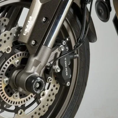R&G Протектори за предна вилка за Kawasaki Z1000 (2007–2009), Z750R (2011–2013), Versys 1000 (2012–2024), Versys 1100 (2025+)