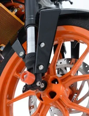 R&G Протектори за предна вилка за KTM 125 Duke (2011–2021), 200 Duke (2012–2021), 390 Duke (2013–2023), RC 125 (2014–2016) и др.
