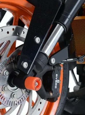 R&G Протектори за предна вилка за KTM 125 Duke (2011–2021), 200 Duke (2012–2021), 390 Duke (2013–2023), RC 125 (2014–2016) и др.