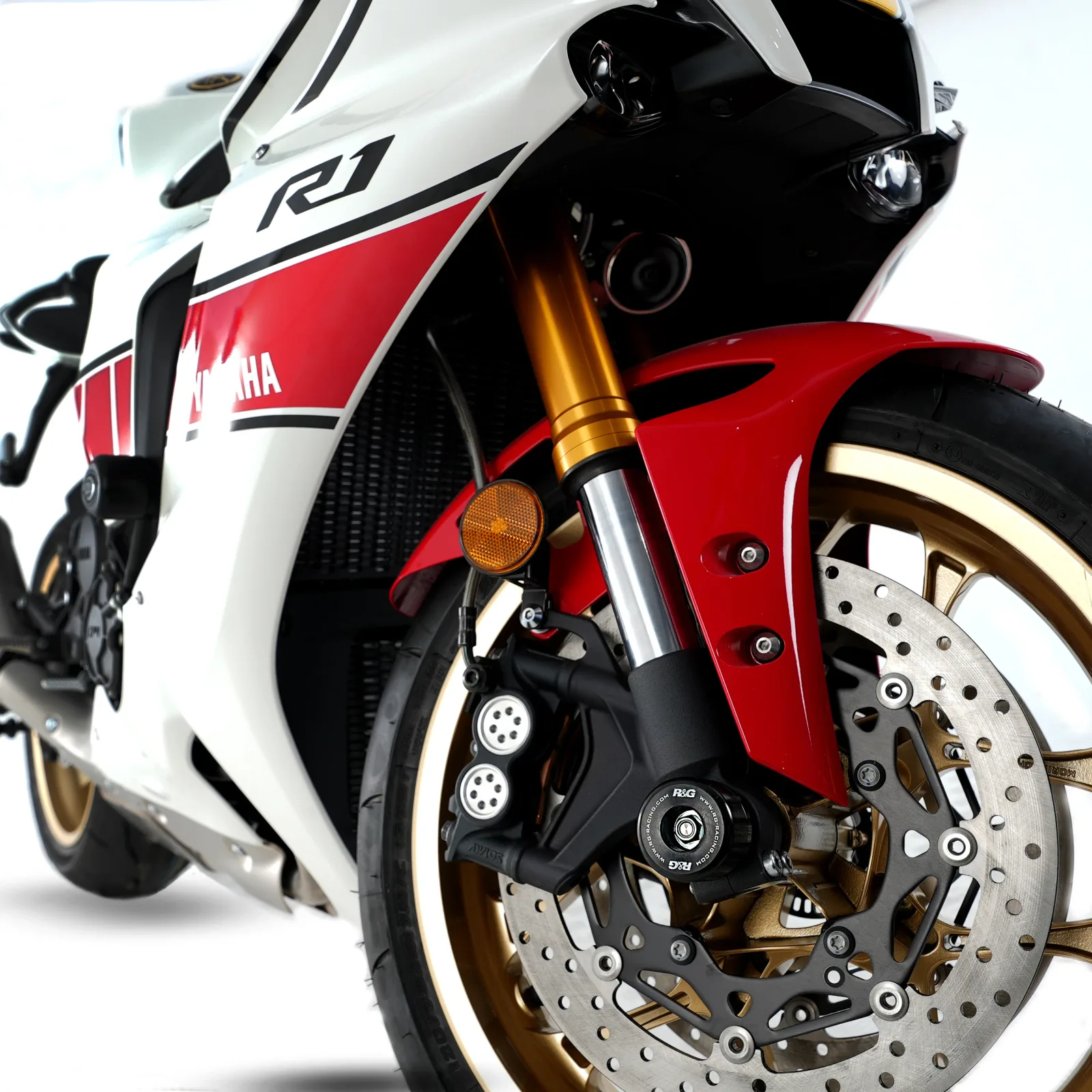 R&G Протектори за предна вилка за Yamaha YZF-R1 (2015+), YZF-R1M (2015+), MT-10 (2016+), YZF-R6 (2017–2020), MT-10 SP (2017+)