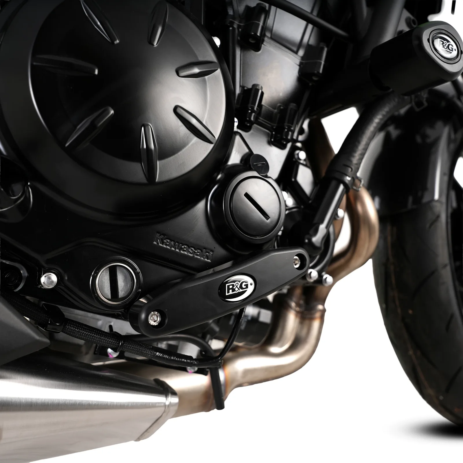 R&G Слайдер за двигател (дясна страна) за Kawasaki Z650 (2017+), Z650RS (2021+), Z650 S (2026+)