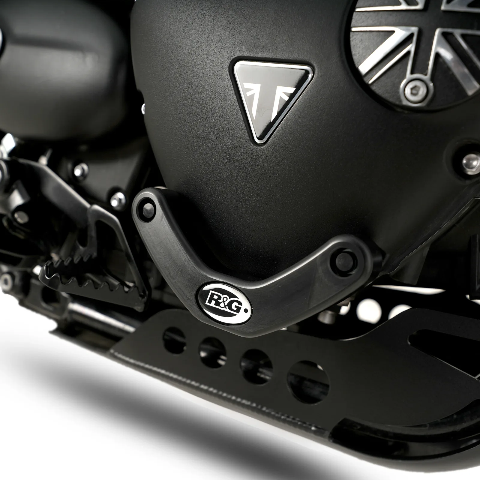 R&G Слайдер за двигател (дясна страна) за Triumph Street Twin 900 (2016–2018), Thruxton 1200 R (2016–2018) и др.