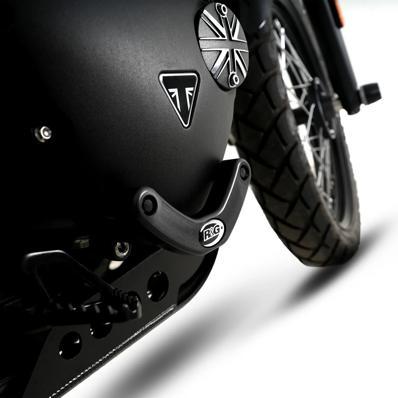 R&G Слайдер за двигател (дясна страна) за Triumph Street Twin 900 (2016–2018), Thruxton 1200 R (2016–2018) и др.