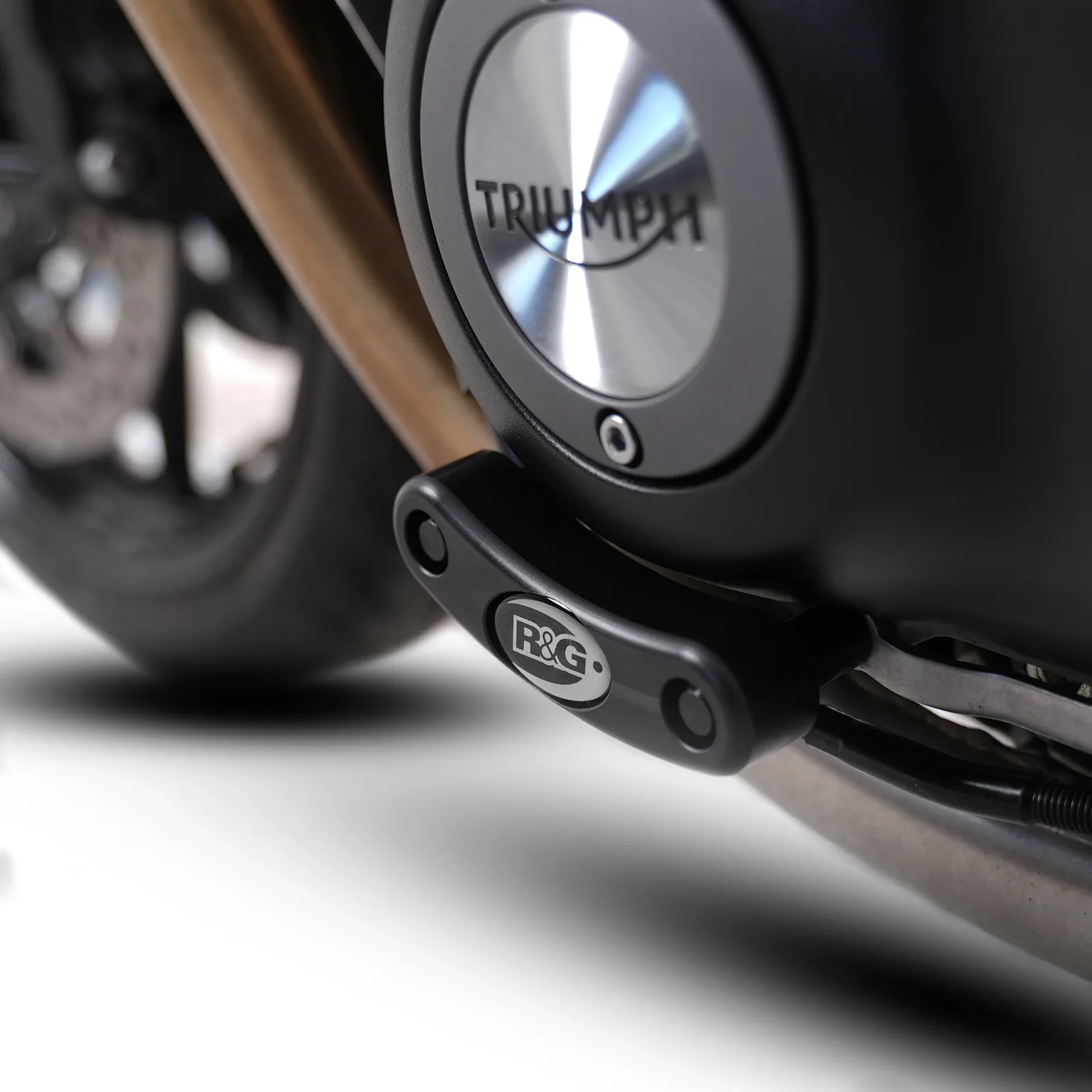R&G Слайдер за двигател (лява страна) за Triumph Bonneville T120 (2016–2025), Street Twin 900 (2016–2018) и др.