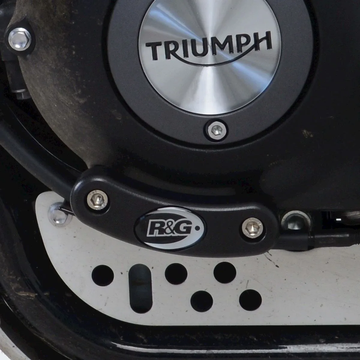 R&G Слайдер за двигател (лява страна) за Triumph Scrambler 1200 XC (2019+), Scrambler 1200 XE (2019+)