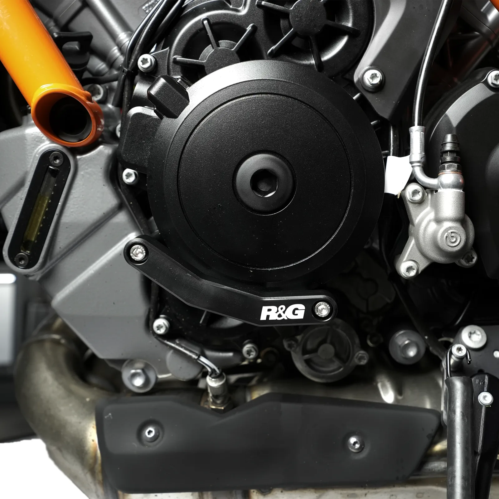 R&G Слайдер за двигател за KTM 1390 Super Duke R Evo (2024+), 1390 Super Duke R (2024+) (ECS0197BK)