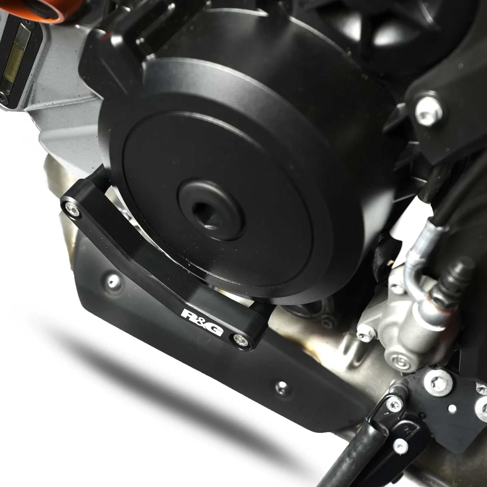 R&G Слайдер за двигател за KTM 1390 Super Duke R Evo (2024+), 1390 Super Duke R (2024+) (ECS0197BK)