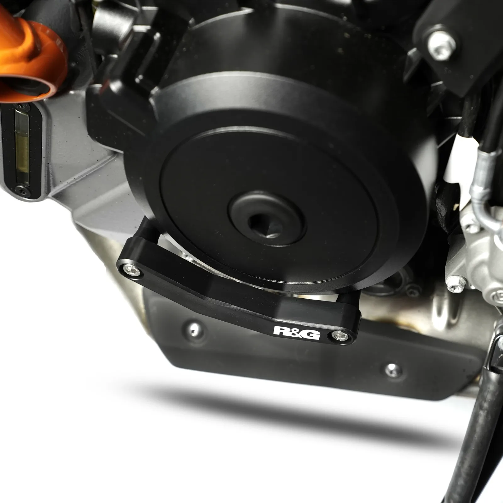 R&G Слайдер за двигател за KTM 1390 Super Duke R Evo (2024+), 1390 Super Duke R (2024+) (ECS0197BK)