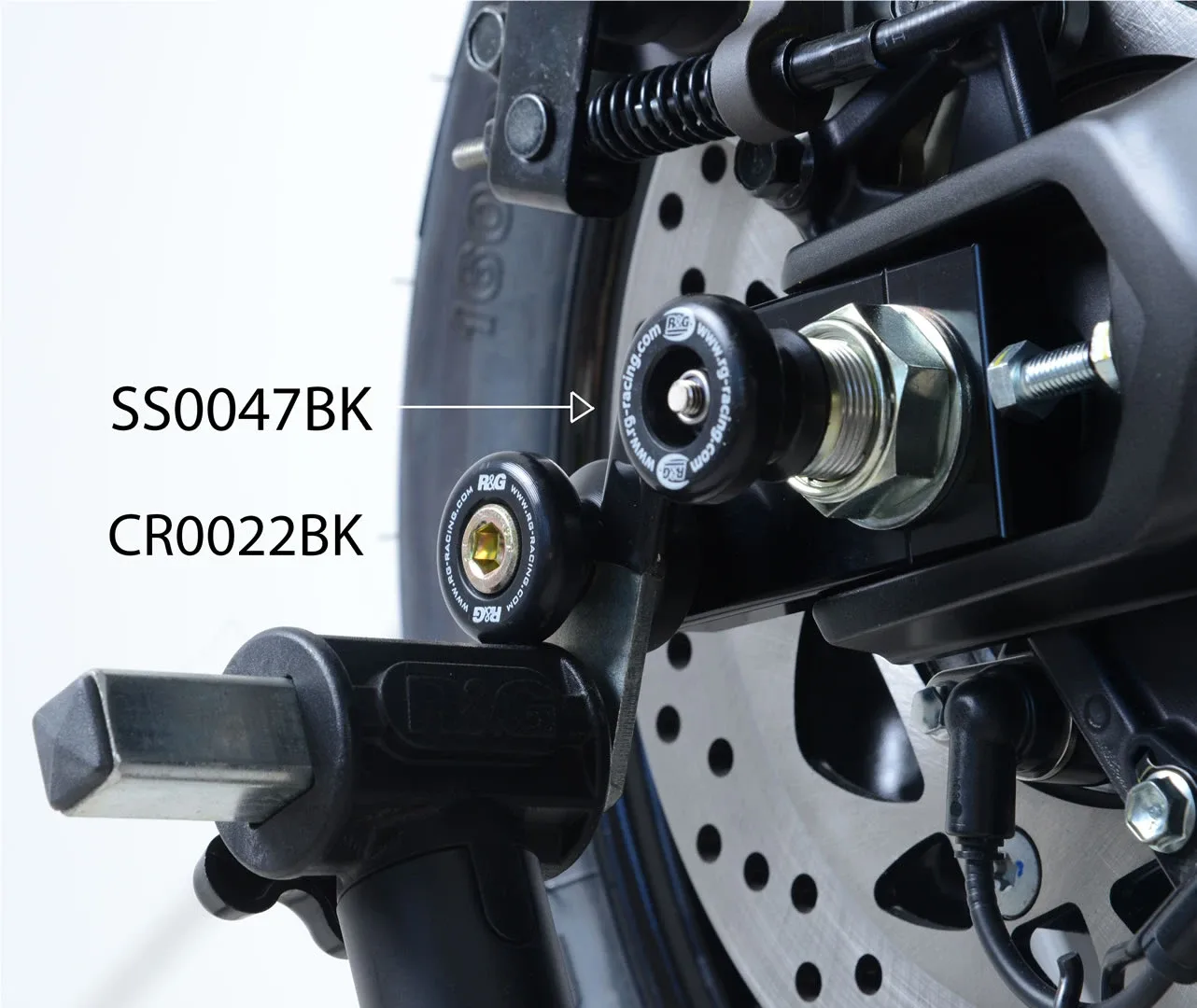 R&G Слайдери за ос за Yamaha TMAX 530 (2017), TMAX 560 (2020–2021)