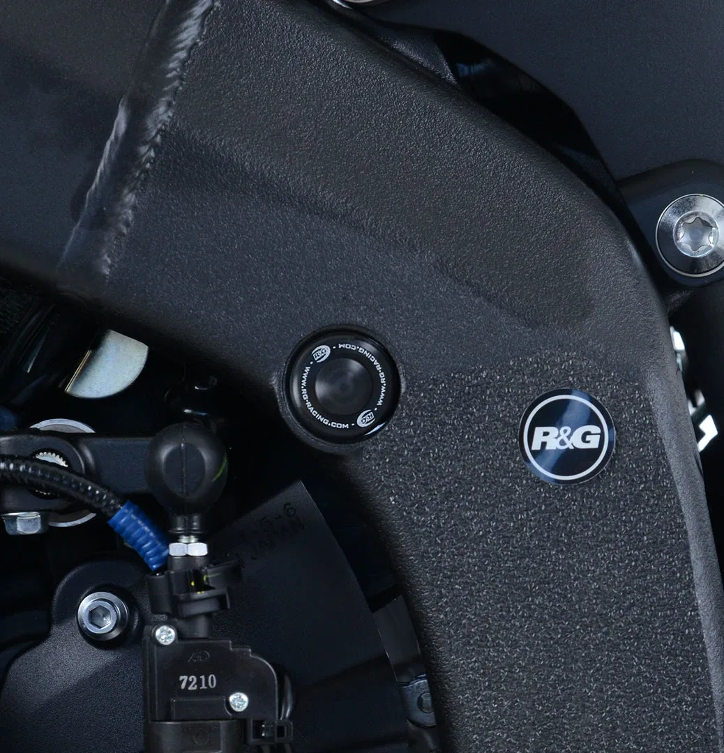 R&G Тапи за рама (горни) за Yamaha YZF-R6 (2017–2020) (FI0134BK)
