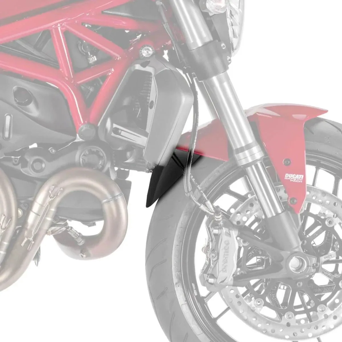 R&G Удължител за калник за Ducati Monster 1200 (2014–2021), Monster 1200 S (2014–2020), Monster 821 (2014–2020) и др.