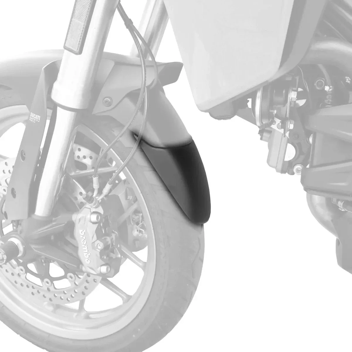 R&G Удължител за калник за Ducati Multistrada 1200 Enduro (2016–2018), Multistrada 1200 (2017–2018) и др.