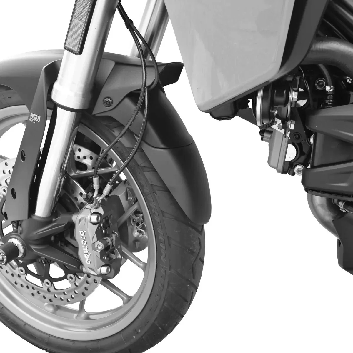 R&G Удължител за калник за Ducati Multistrada 1200 Enduro (2016–2018), Multistrada 1200 (2017–2018) и др.