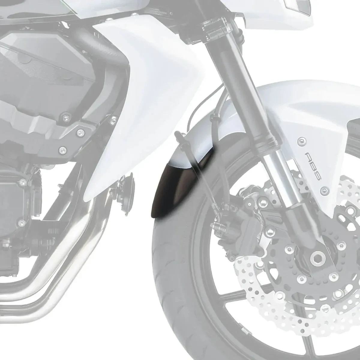 R&G Удължител за калник за Kawasaki Z750 (2004–2012), Z750S (2004–2012), ZX-6R (2003–2004), ER-6F (2009–2011) и др.