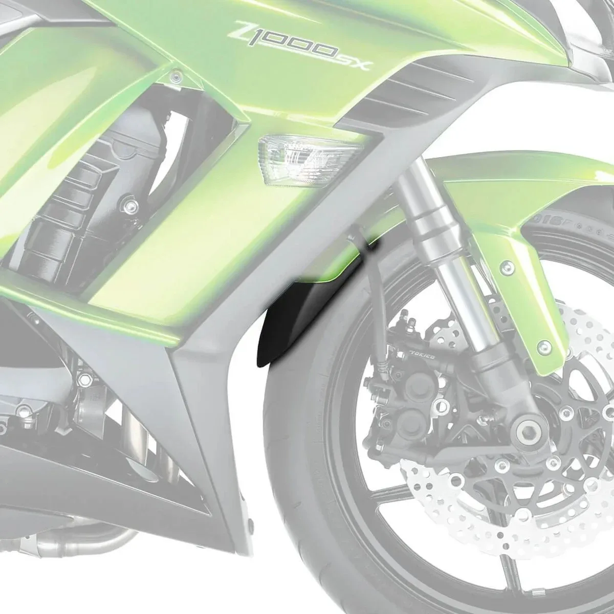 R&G Удължител за калник за Kawasaki ZX-10R (2011–2016), Z1000SX (2011–2019), Z800 (2013–2016), ZX-6R (2013–2018) и др.