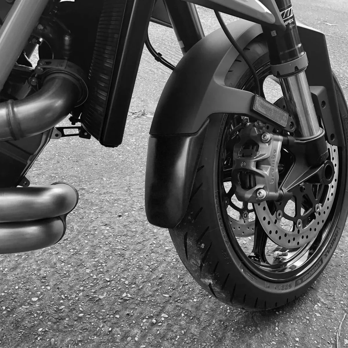 R&G Удължител за калник за KTM 1290 Super Duke R (2020–2024), 1390 Super Duke R Evo (2024+) и др.