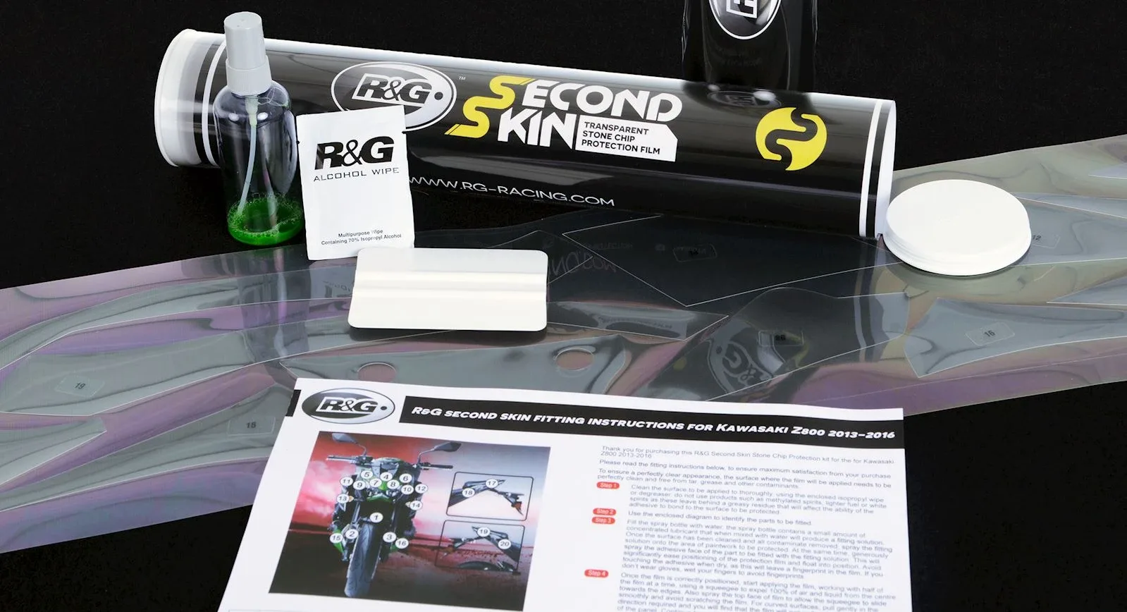R&G Защитно фолио Second Skin за Kawasaki ZX-10R (2021–2025)