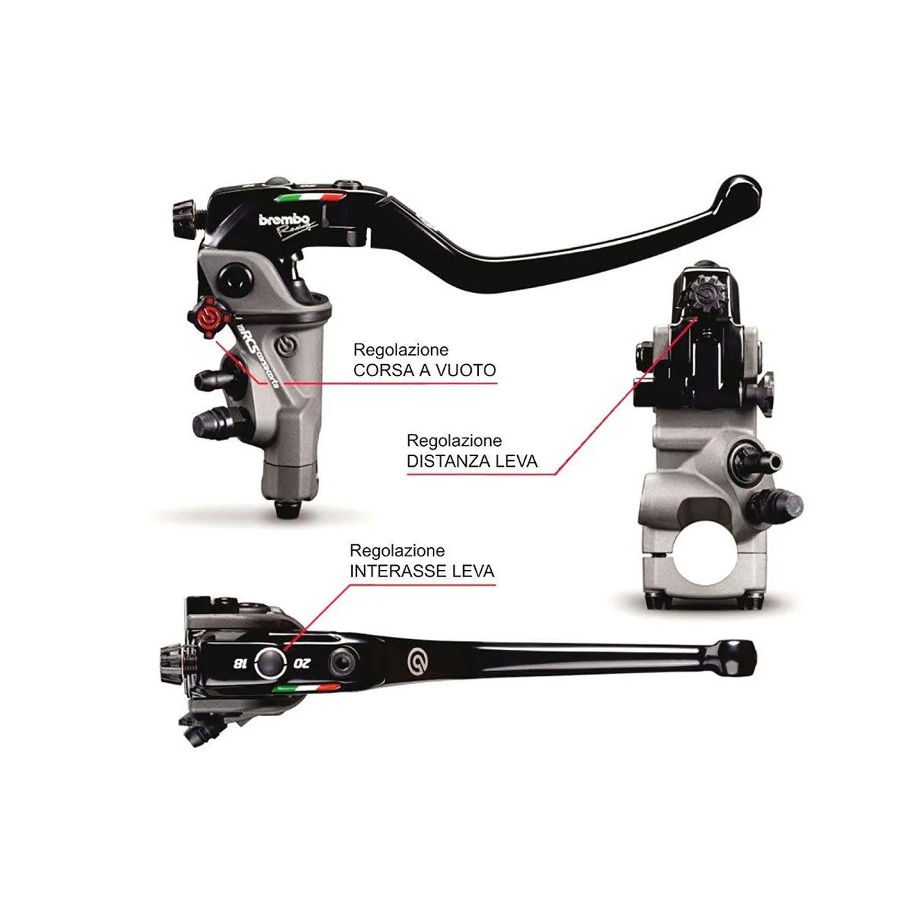 Спирачна помпа Brembo 19RCS Corsa Corta