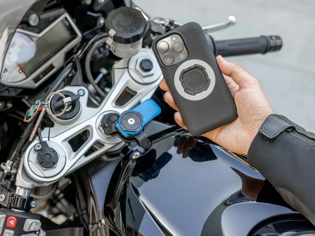 Стойка за телефон за тръбата на кормилната колона Quad Lock Fork Stem Mount