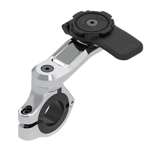 Стойка за телефон за кормило Quad Lock Handlebar Mount PRO Chrome