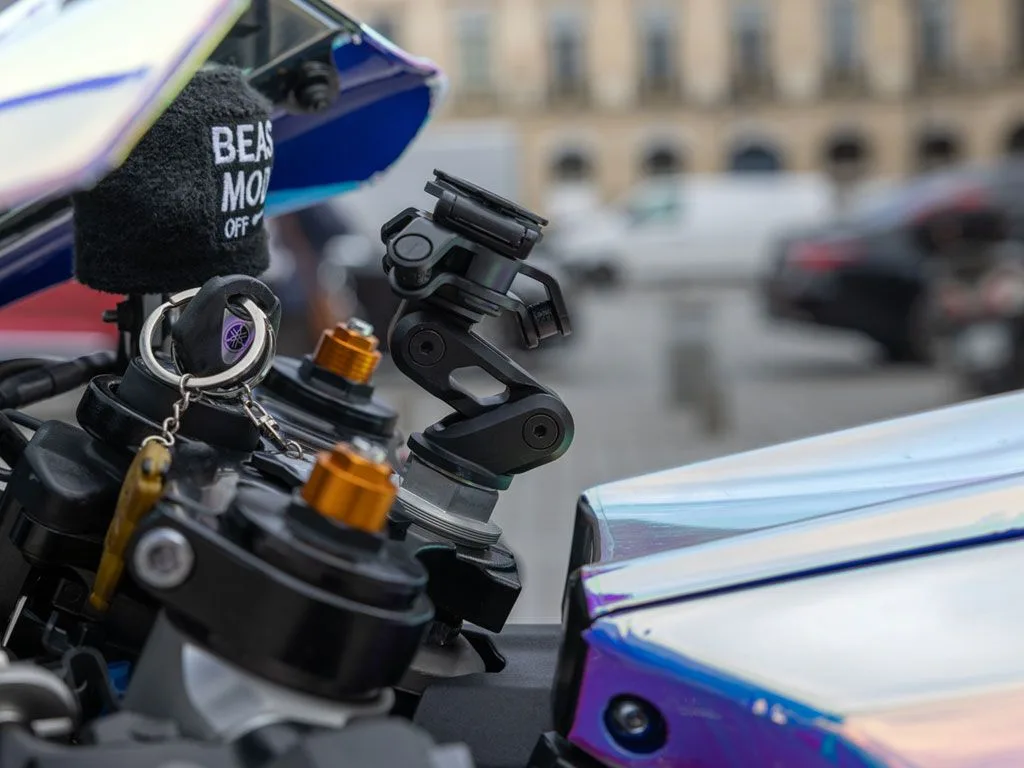 Стойка за телефон за тръбата на кормилната колона Quad Lock Fork Stem Mount PRO