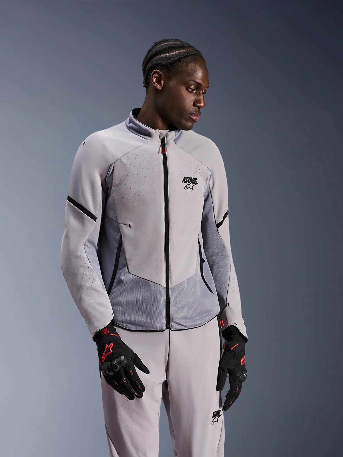 Текстилно яке Alpinestars Aeroshell Airflow Mid Gray Anthracite