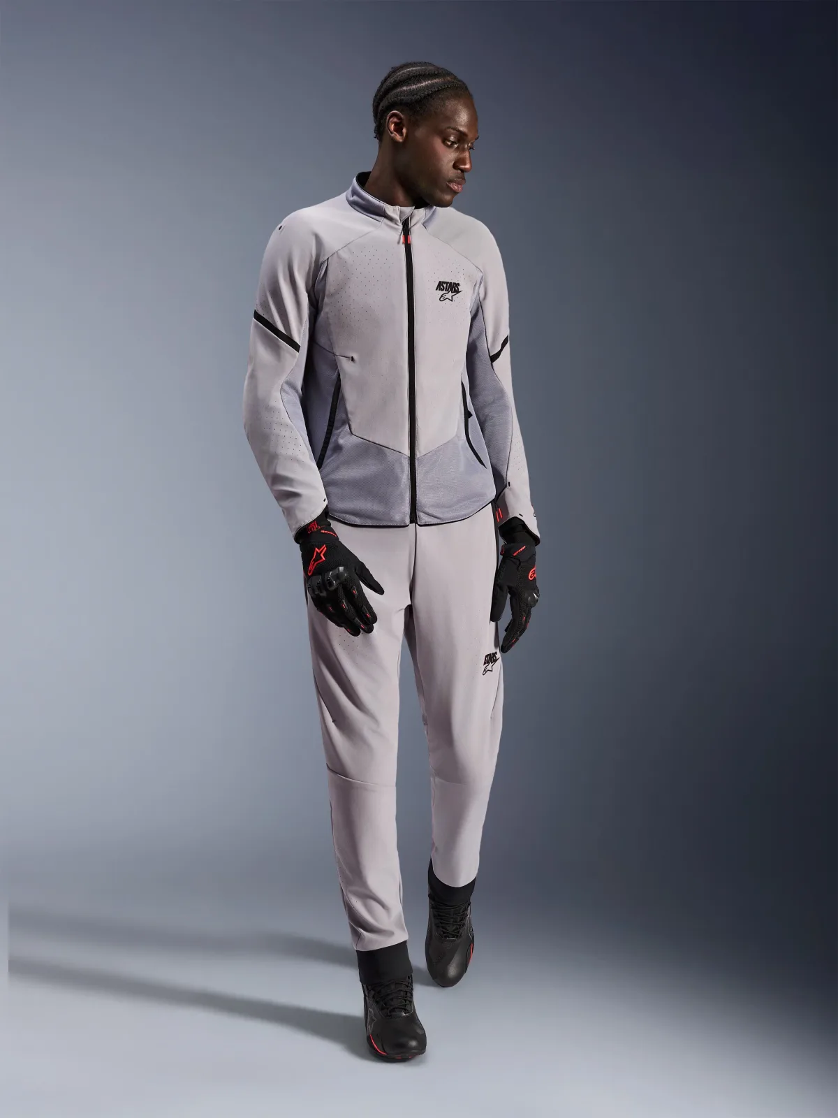 Текстилно яке Alpinestars Aeroshell Airflow Mid Gray Anthracite