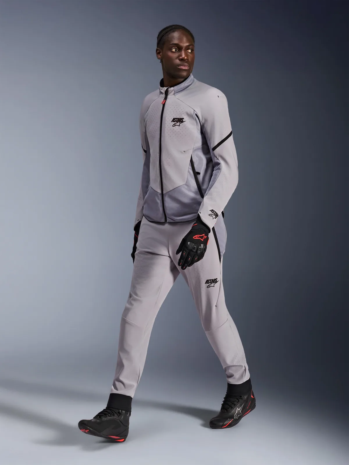 Текстилно яке Alpinestars Aeroshell Airflow Mid Gray Anthracite