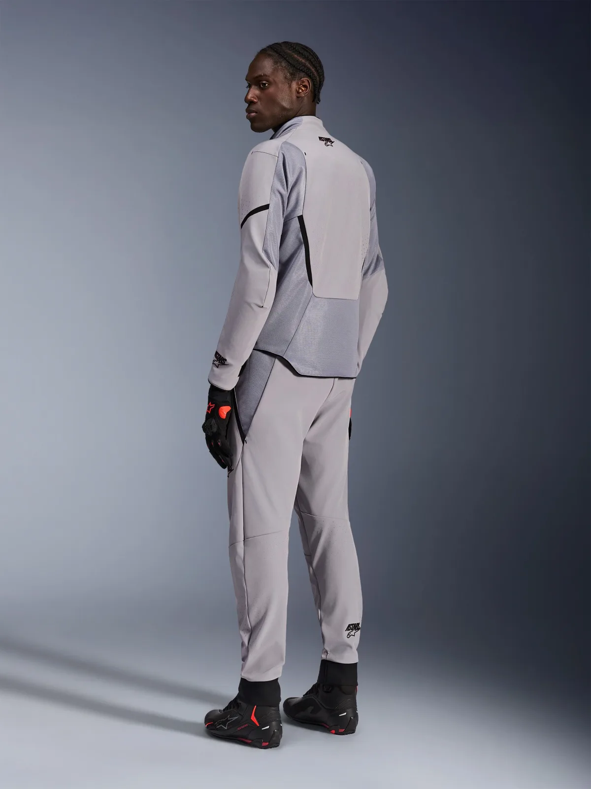 Текстилно яке Alpinestars Aeroshell Airflow Mid Gray Anthracite