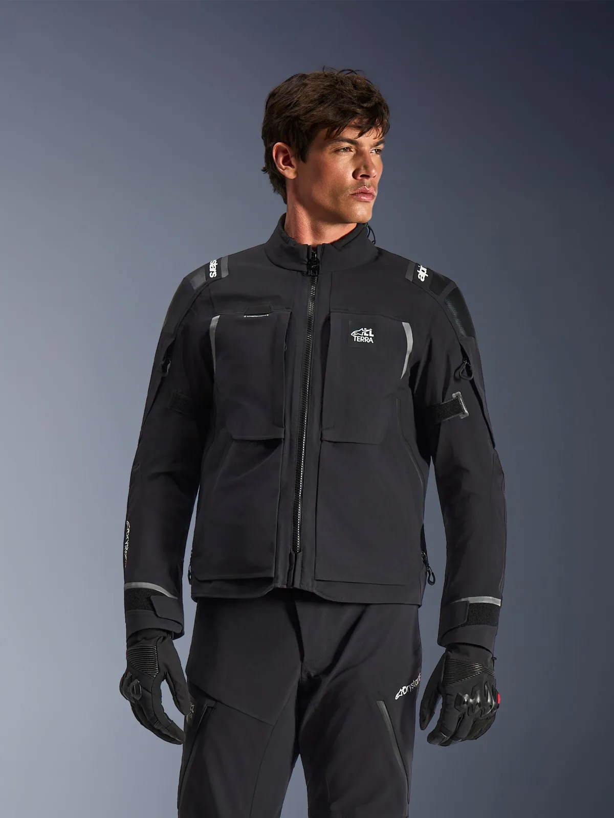 Текстилно яке Alpinestars Andes Pro Drystar XF Black Dark Gray