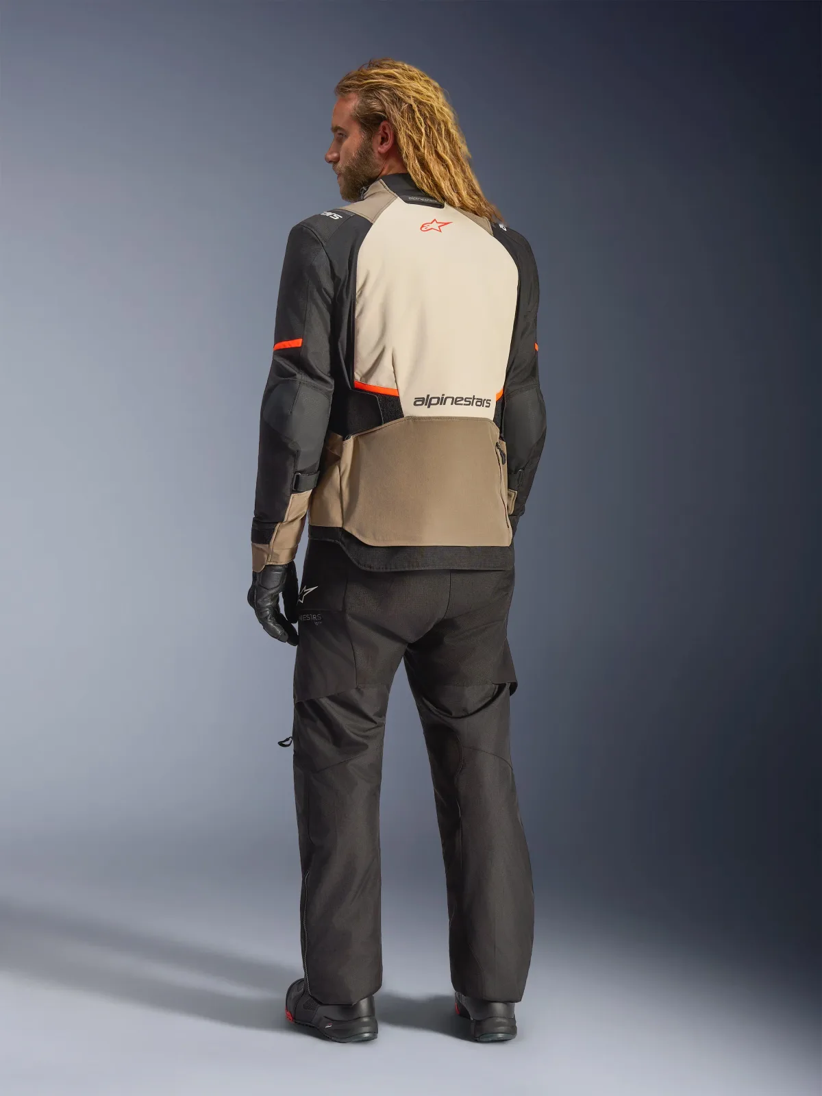 Текстилно яке Alpinestars Andes V4 Drystar Walnut Mastic Black
