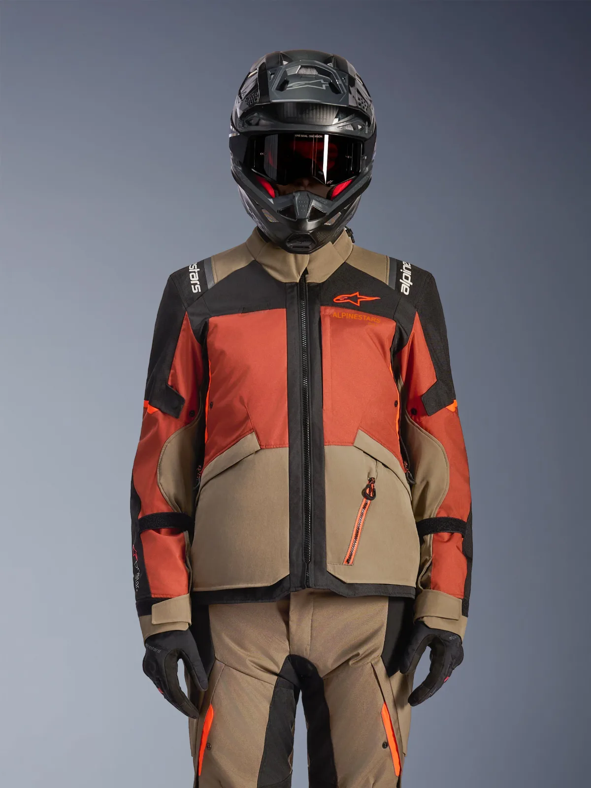 Текстилно яке Alpinestars Andes V4 Drystar Walnut Rust Black