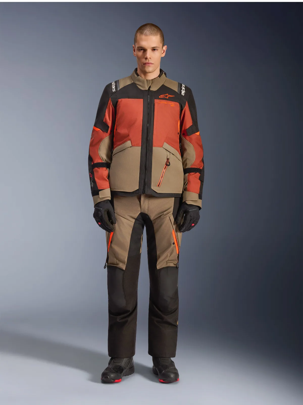 Текстилно яке Alpinestars Andes V4 Drystar Walnut Rust Black