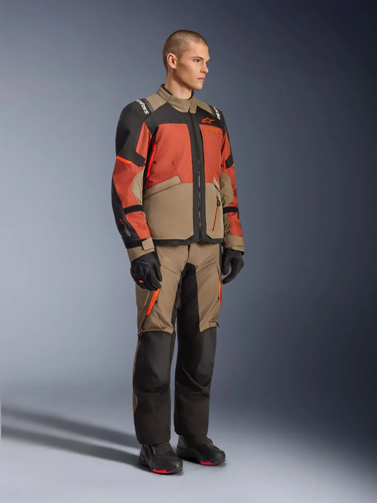 Текстилно яке Alpinestars Andes V4 Drystar Walnut Rust Black