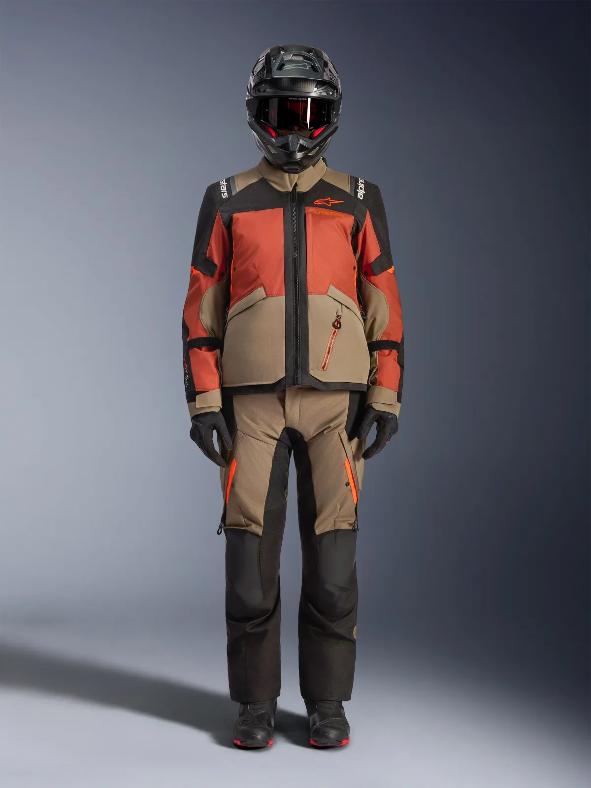 Текстилно яке Alpinestars Andes V4 Drystar Walnut Rust Black