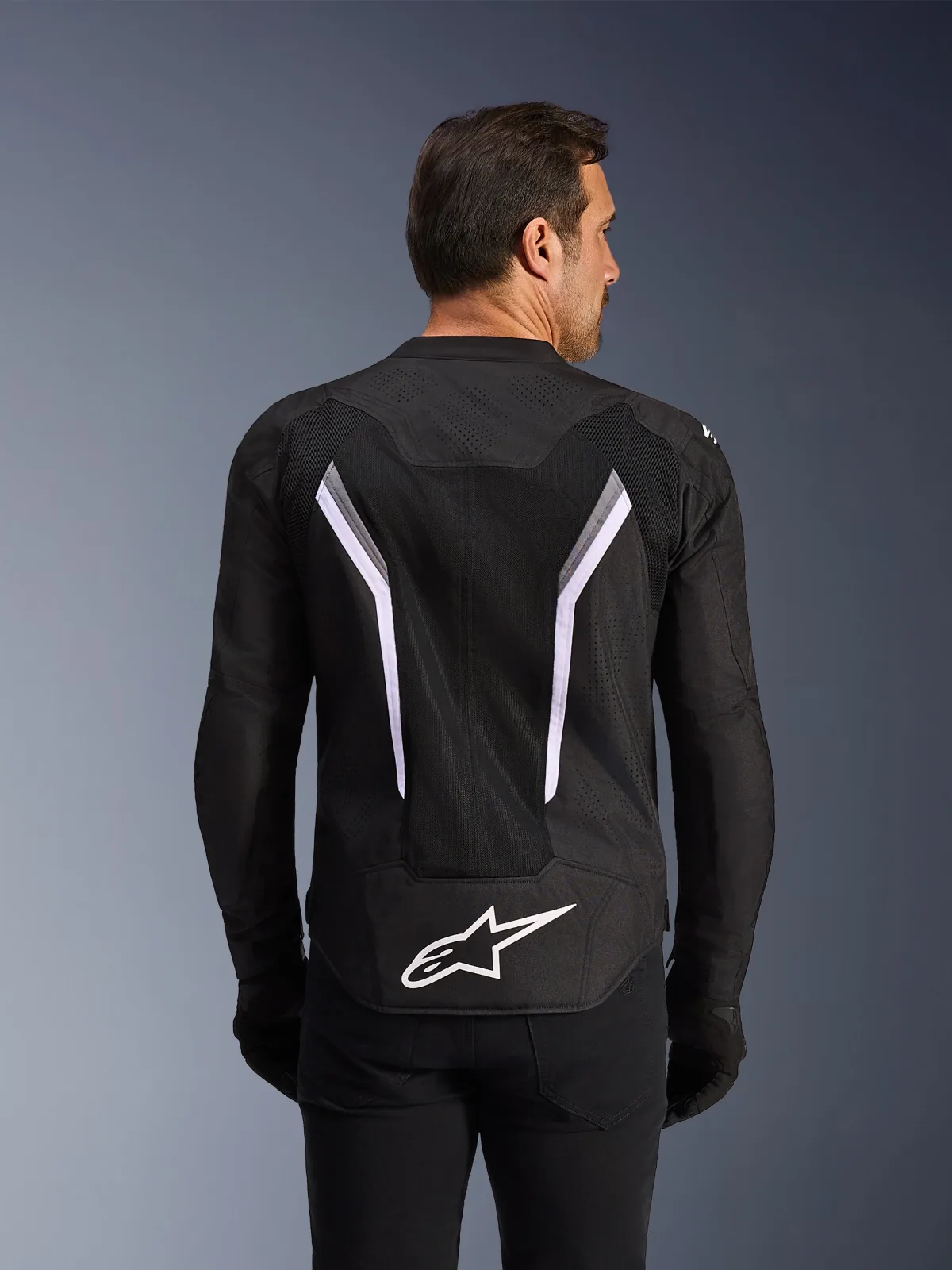 Текстилно яке Alpinestars AST V3 Air Black Dark Gray White