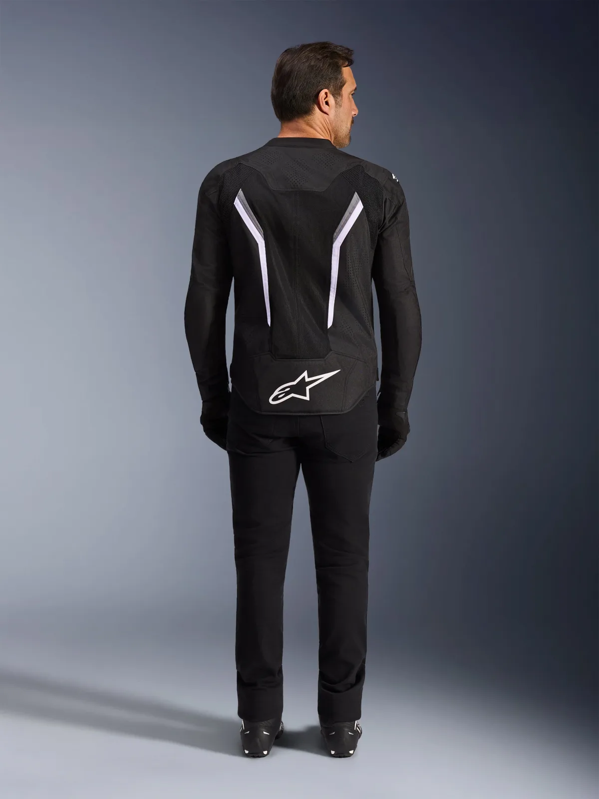 Текстилно яке Alpinestars AST V3 Air Black Dark Gray White