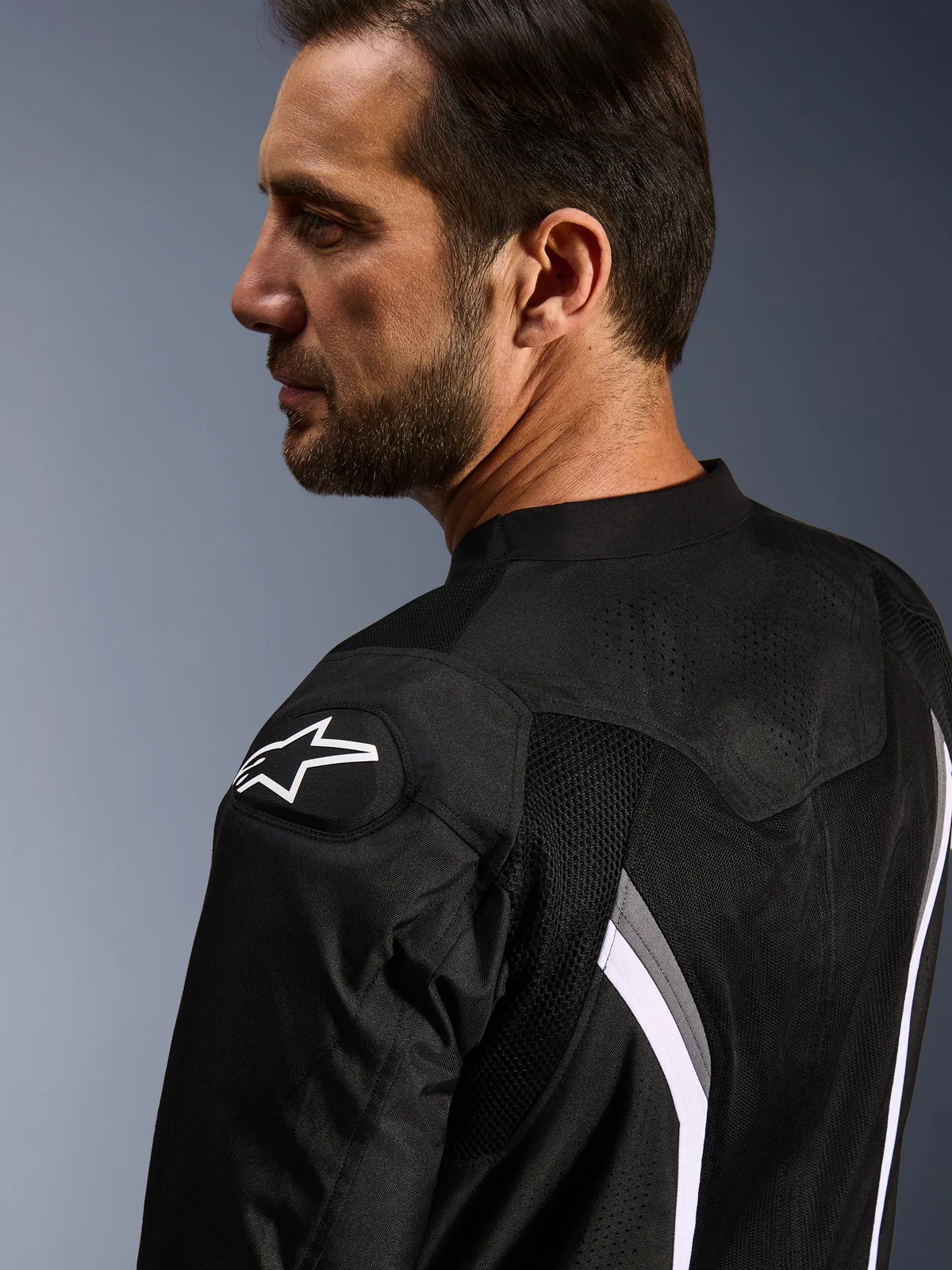 Текстилно яке Alpinestars AST V3 Air Black Dark Gray White