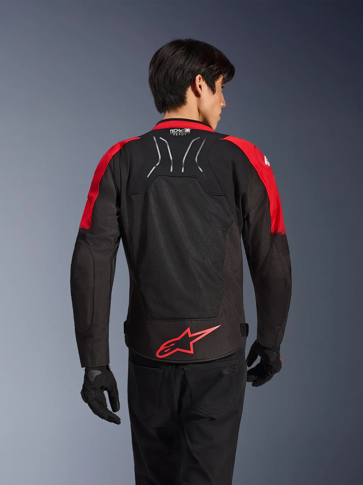 Текстилно яке Alpinestars SMX Air Bright Red Black
