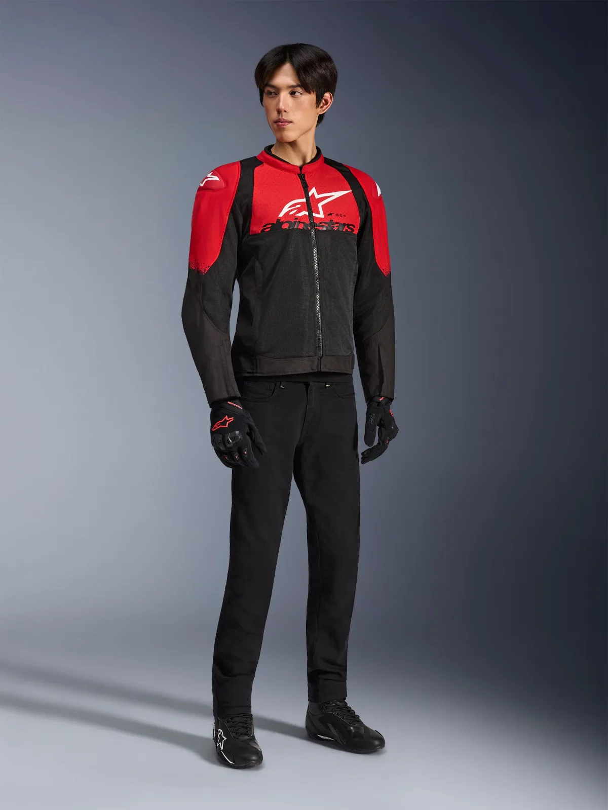 Текстилно яке Alpinestars SMX Air Bright Red Black