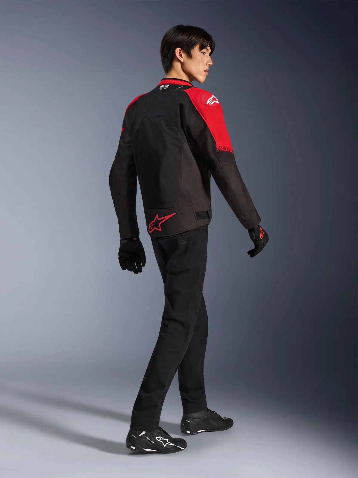 Текстилно яке Alpinestars SMX Air Bright Red Black