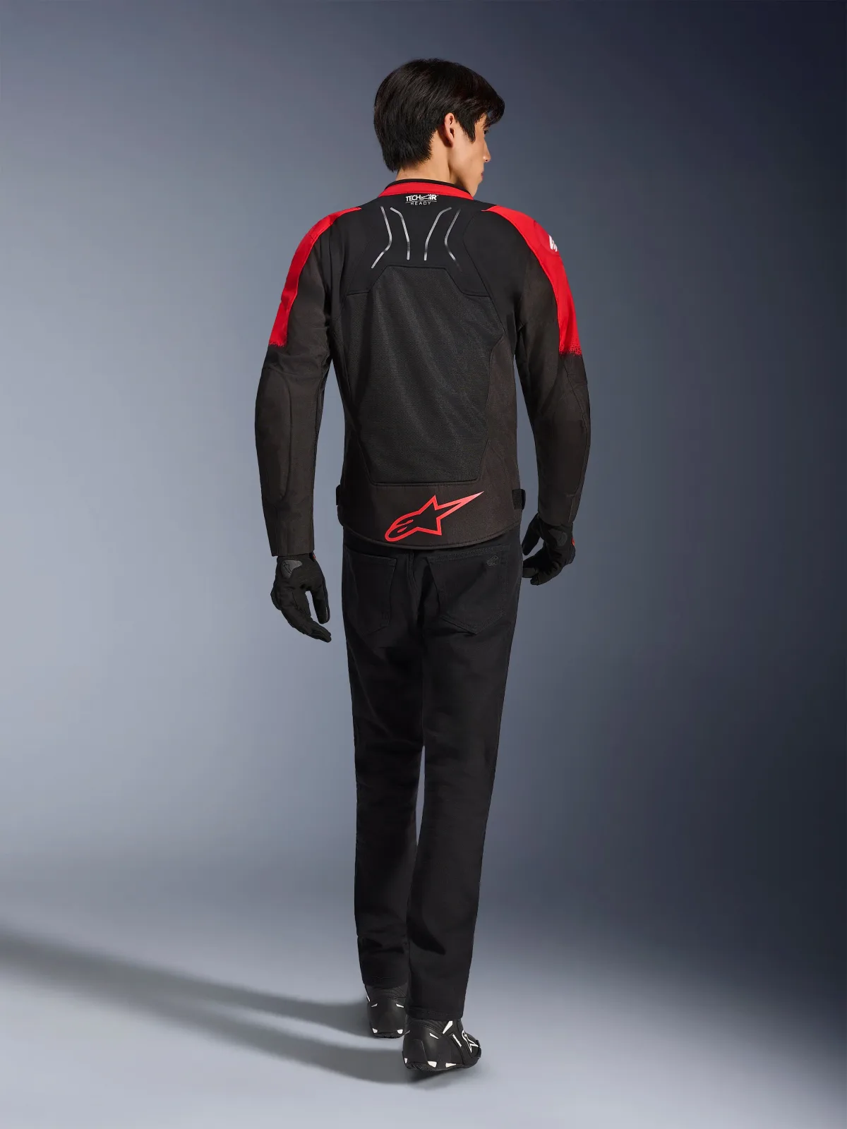 Текстилно яке Alpinestars SMX Air Bright Red Black