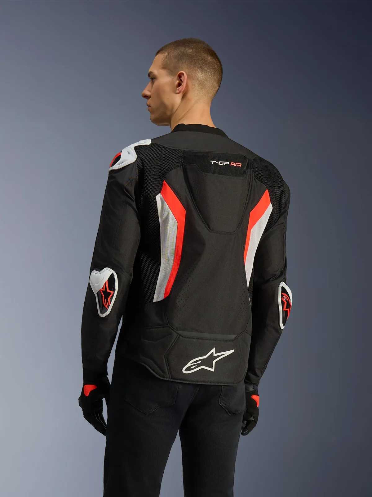 Текстилно яке Alpinestars T-GP Air Black Red Fluo