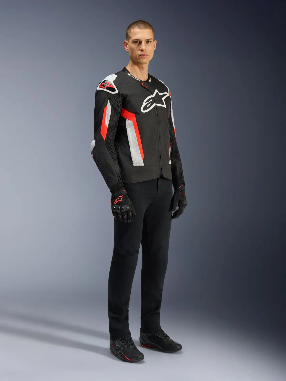Текстилно яке Alpinestars T-GP Air Black Red Fluo