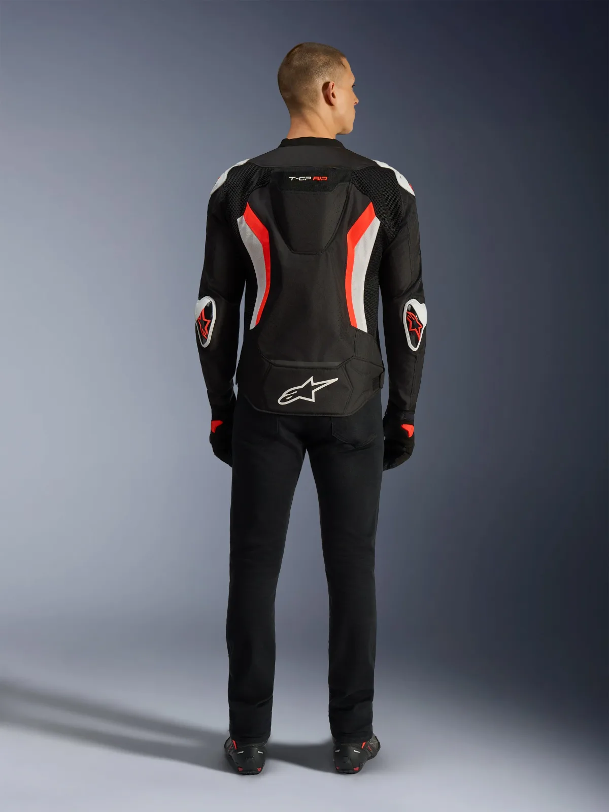 Текстилно яке Alpinestars T-GP Air Black Red Fluo