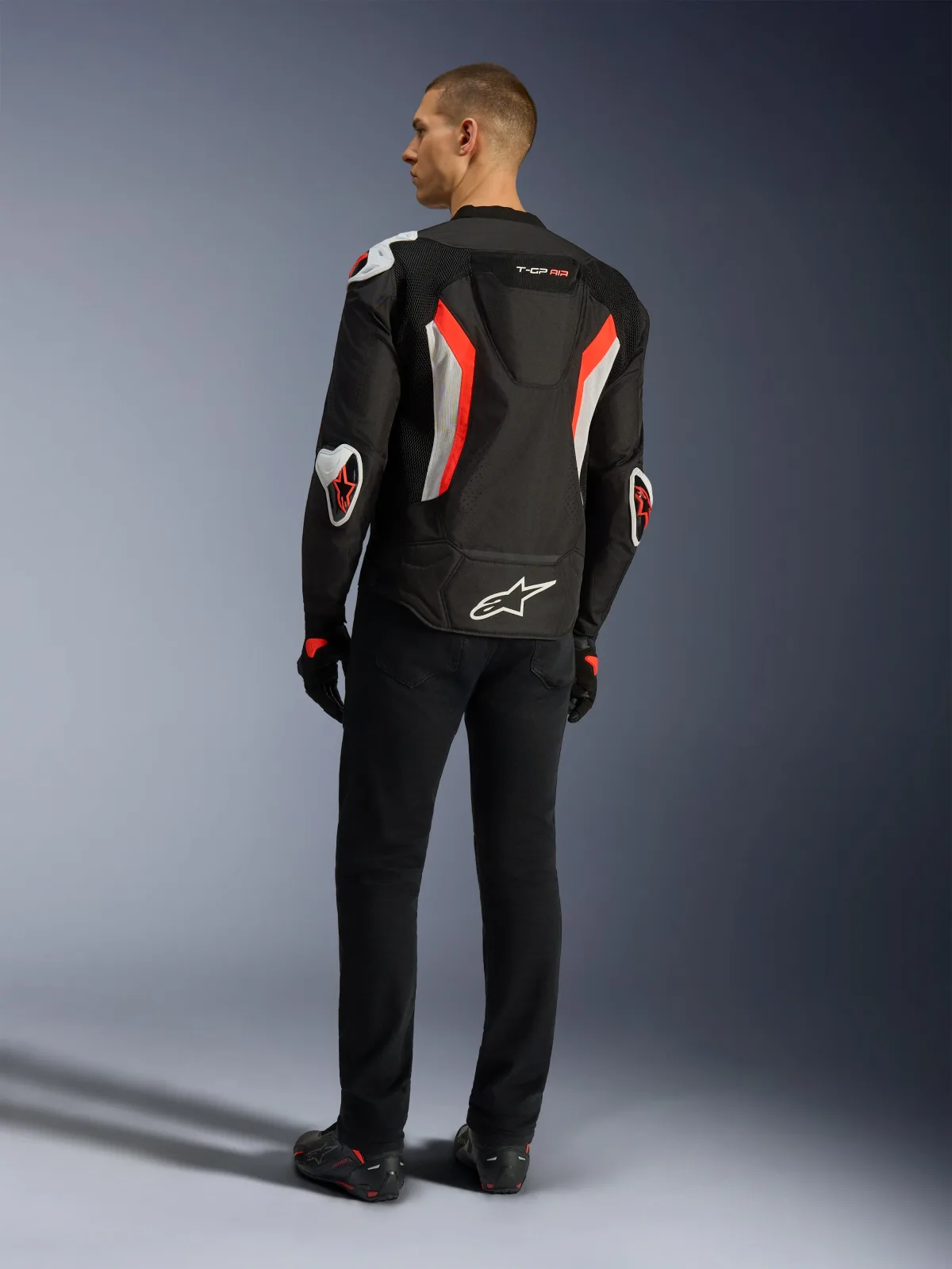 Текстилно яке Alpinestars T-GP Air Black Red Fluo