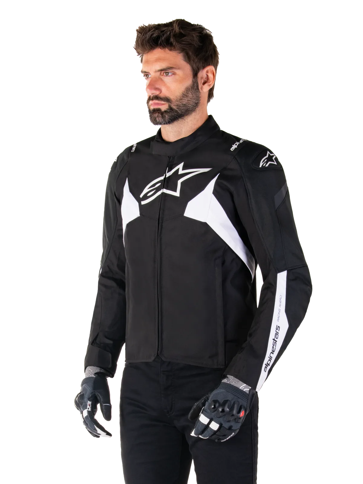 Текстилно яке Alpinestars T-Jaws V4 Waterproof Black White